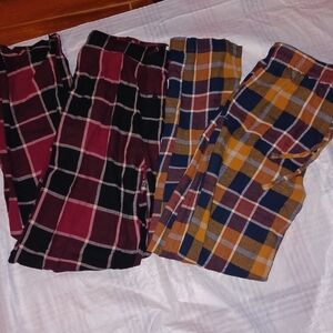 Goodfellow & Co Men's Plaid Sweatpants - Red, Black, Yellow, Blue